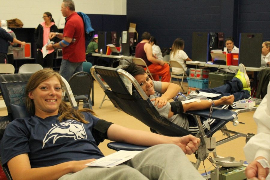 Students donate blood to help instructors daughter