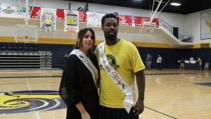 Hunt, Saheb crowned homecoming king and queen