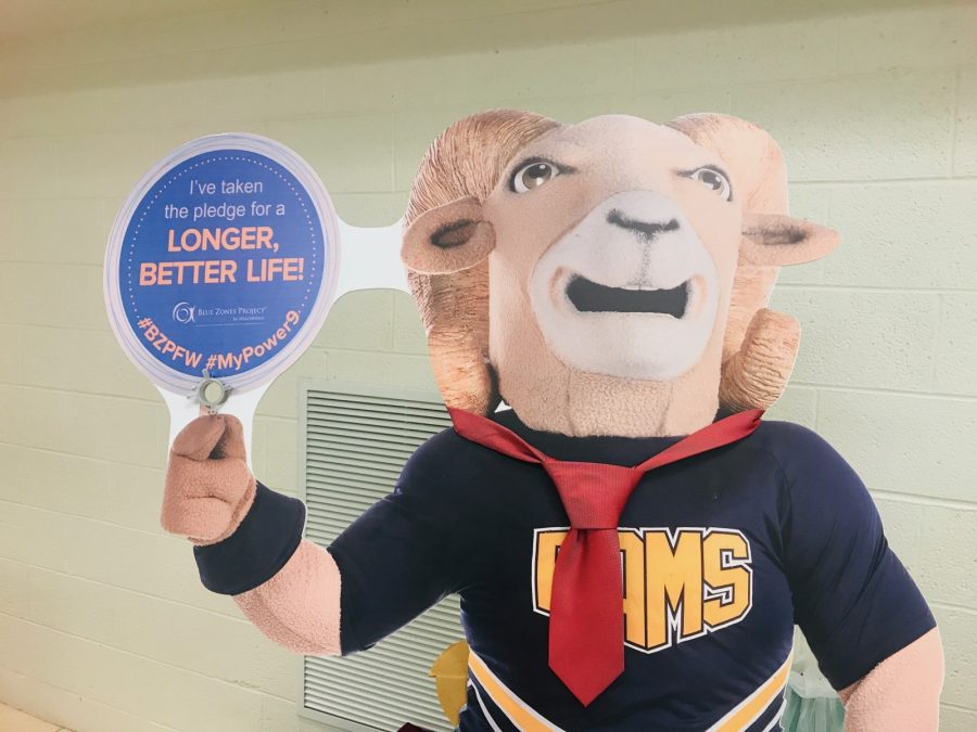 Rams can join Willie in his pledge to living a better life. Texas Wesleyan has been Blue Zones certified for two years.
Photo by Hannah Lathen