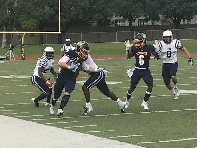 The Rams faced off last year against Lyon College and won 21-20.
Photo of 2018 game by Ashton Willis