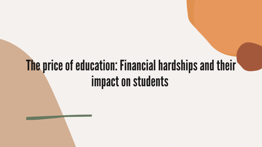 The price of education: Financial hardships and their impact on students