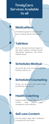 TimelyCare offers a variety of medical and emotional support options. 