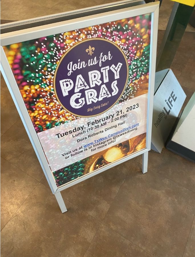 Dora’s Café celebrates Party Gras Lunch Tuesday, February 21, 2023, from 10:30 a.m. - 2:00 p.m.