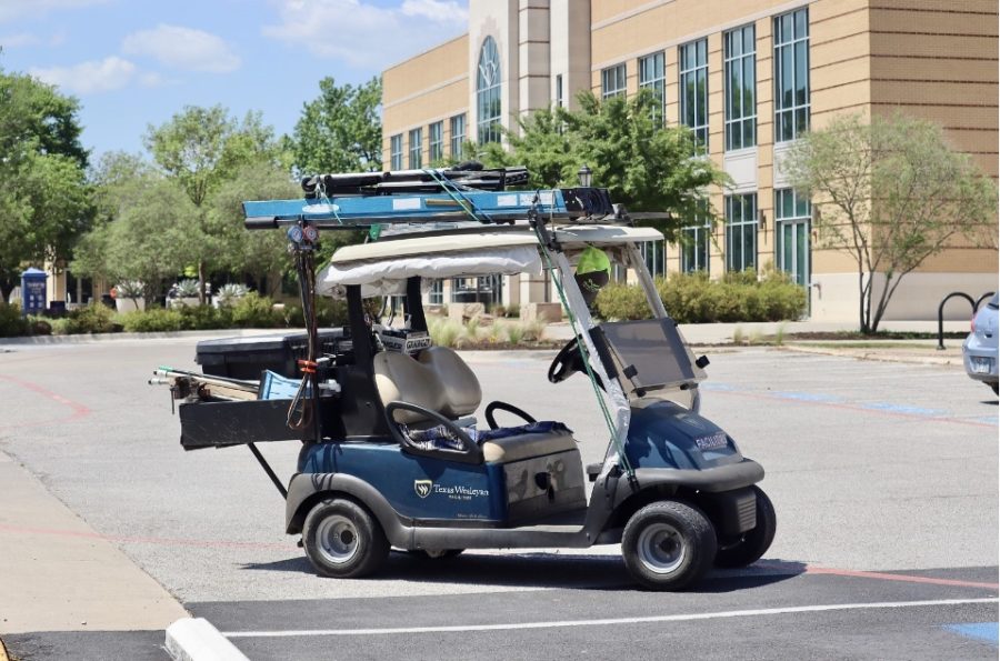 Wesleyan Security Golf cart