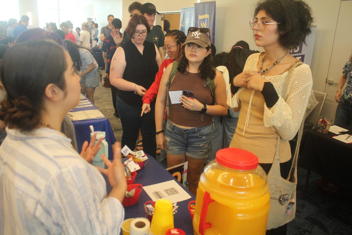 The Bilingual Education Student Organization (BESO) offers mango flavored agua fresca and popular Mexican candy.  