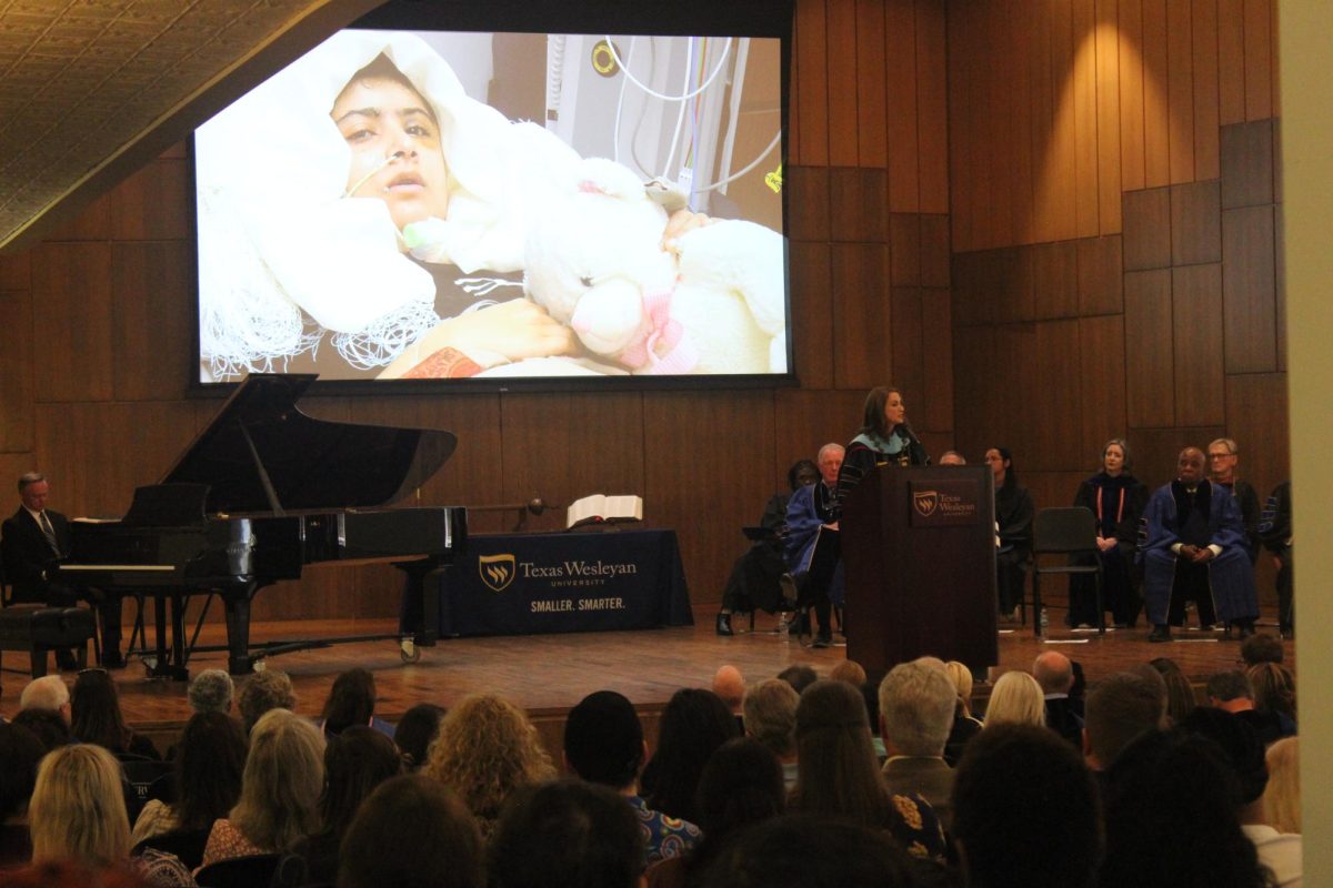 This year, President Emily Messer’s speech revolved around Malala Yousafzai, a Pakistani education activist.  