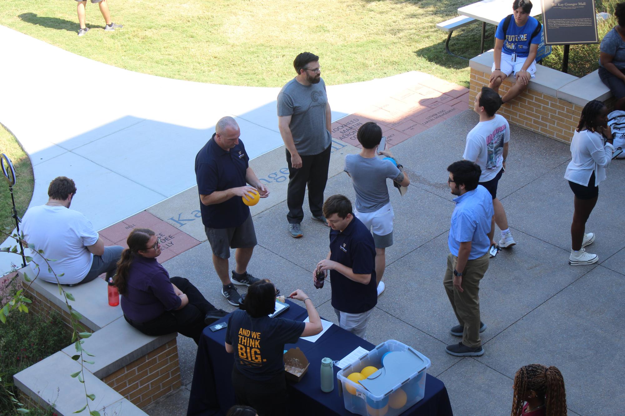 Dodgeball game engages students, staff 