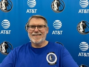  In addition to his work at Texas Wesleyan, Dr. Mike Bishop works as a mental health team consultant for the Dallas Mavericks. (Photo courtesy Mike Bishop)