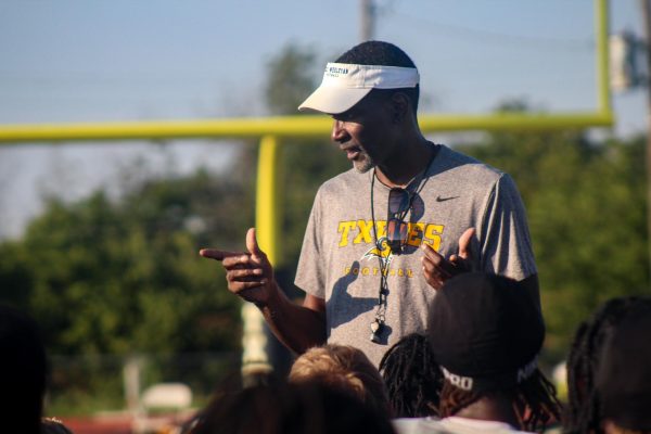 Texas Wesleyan Head Coach Brad Sherrod, a 30-year coaching veteran, leads the Rams to their first-ever 9-0 season and playoff berth after defeating Langston on Nov. 9.