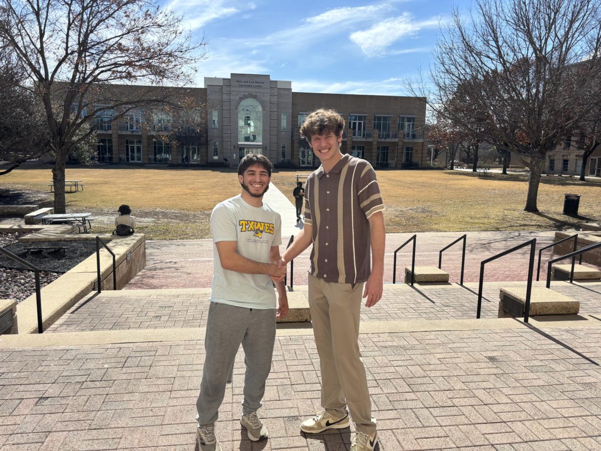 Dominic Chavez (left) and Braeden Baller (right) establish personal bond through wrestling, leadership, and camaraderie. 