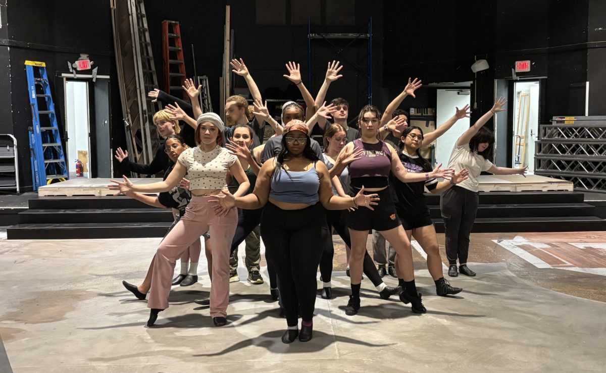 Student actors rehearse for Pippin, Theatre Wesleyan's upcoming musical. [Photo courtesy Jacob Rivera-Sanchez]