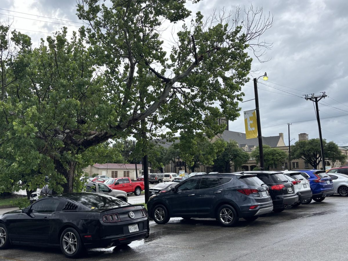  Lot E suffers from faded parking lines, missing directional signs, and no posted map; leaving students confused about where to park.