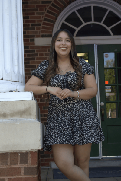 Brenda Barajas pictured outside the School of Education. 