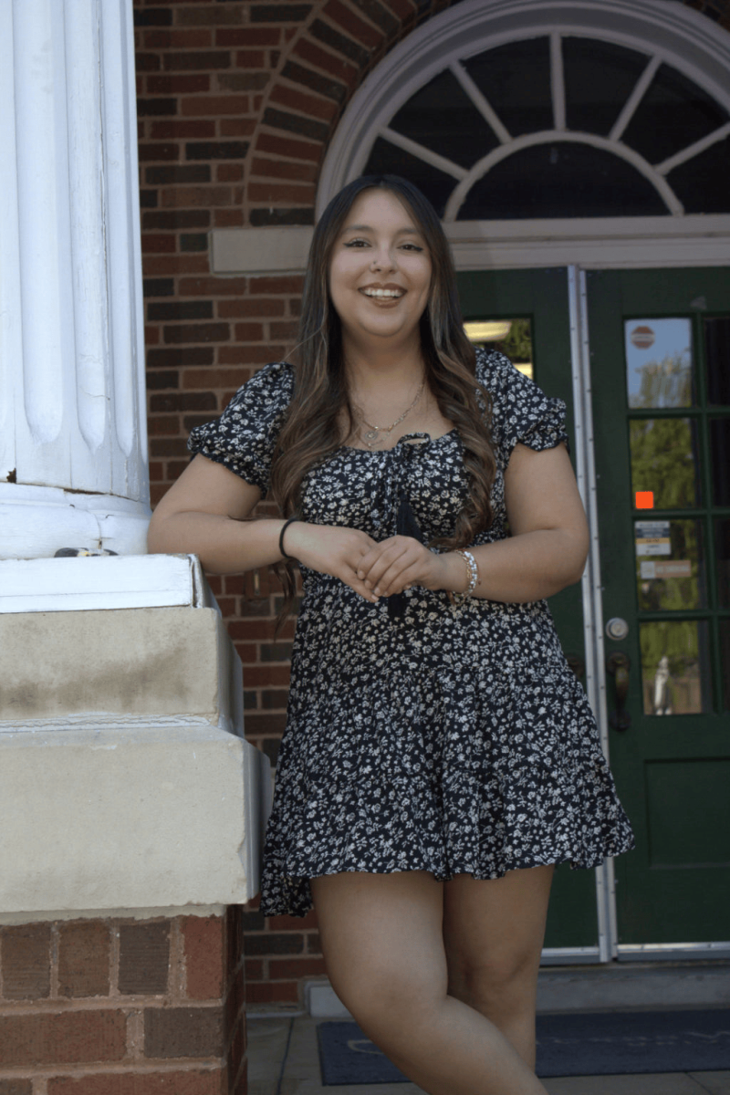 Brenda Barajas pictured outside the School of Education.