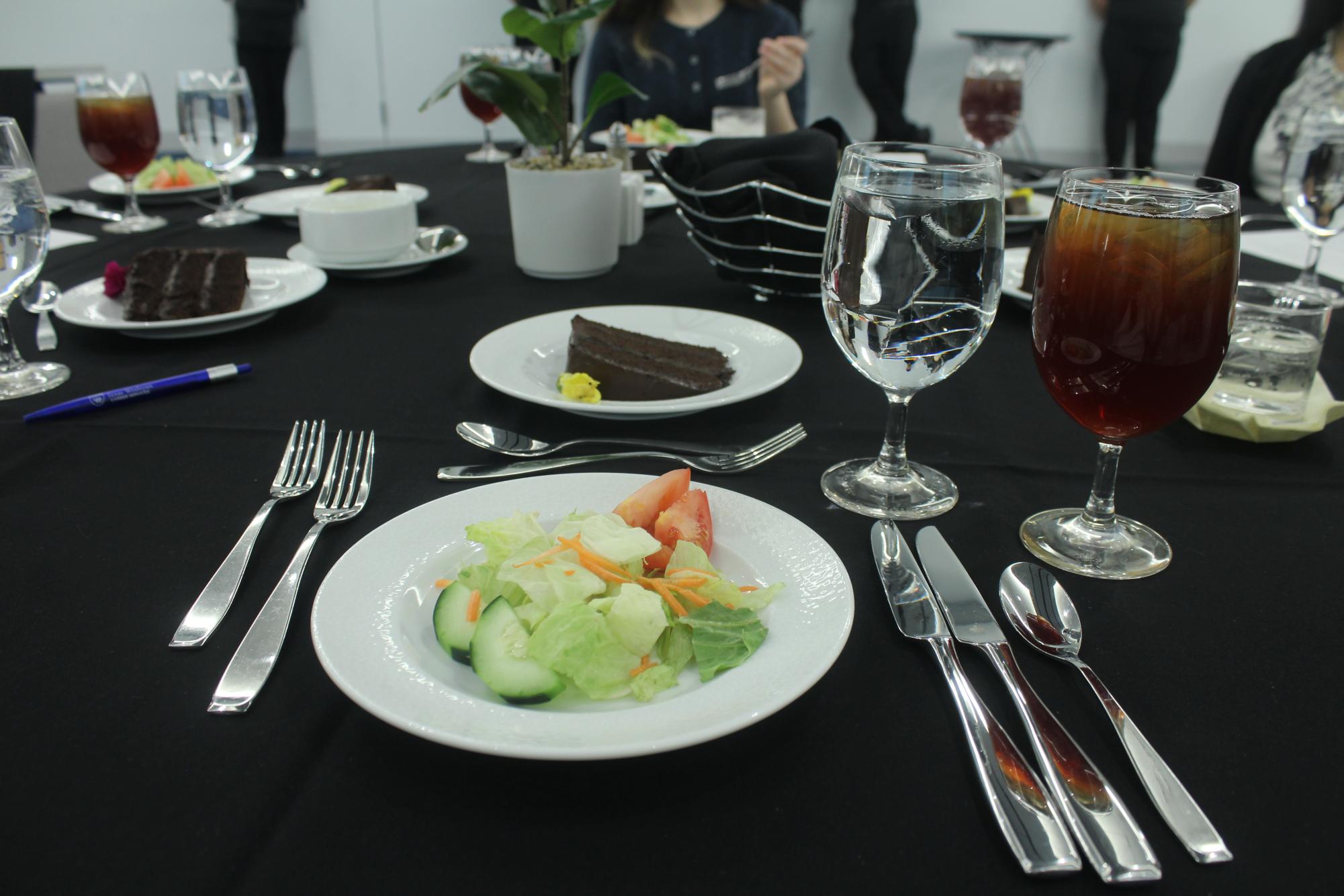 Drag don’t saw your knife: Texas Wesleyan’s annual etiquette course prepares students for their careers