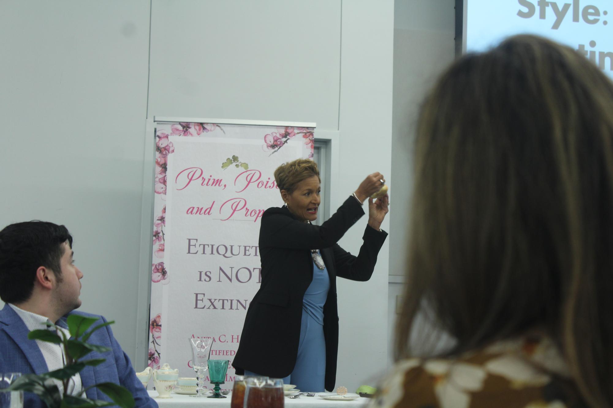 Drag don’t saw your knife: Texas Wesleyan’s annual etiquette course prepares students for their careers