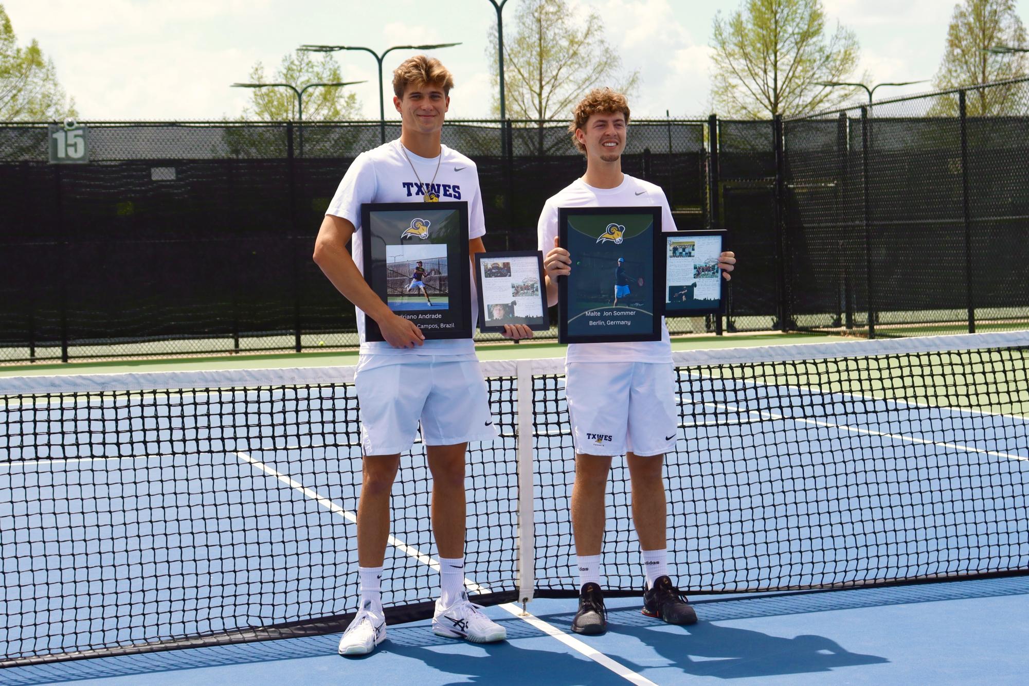 Rams tennis celebrates ‘bittersweet’ senior day