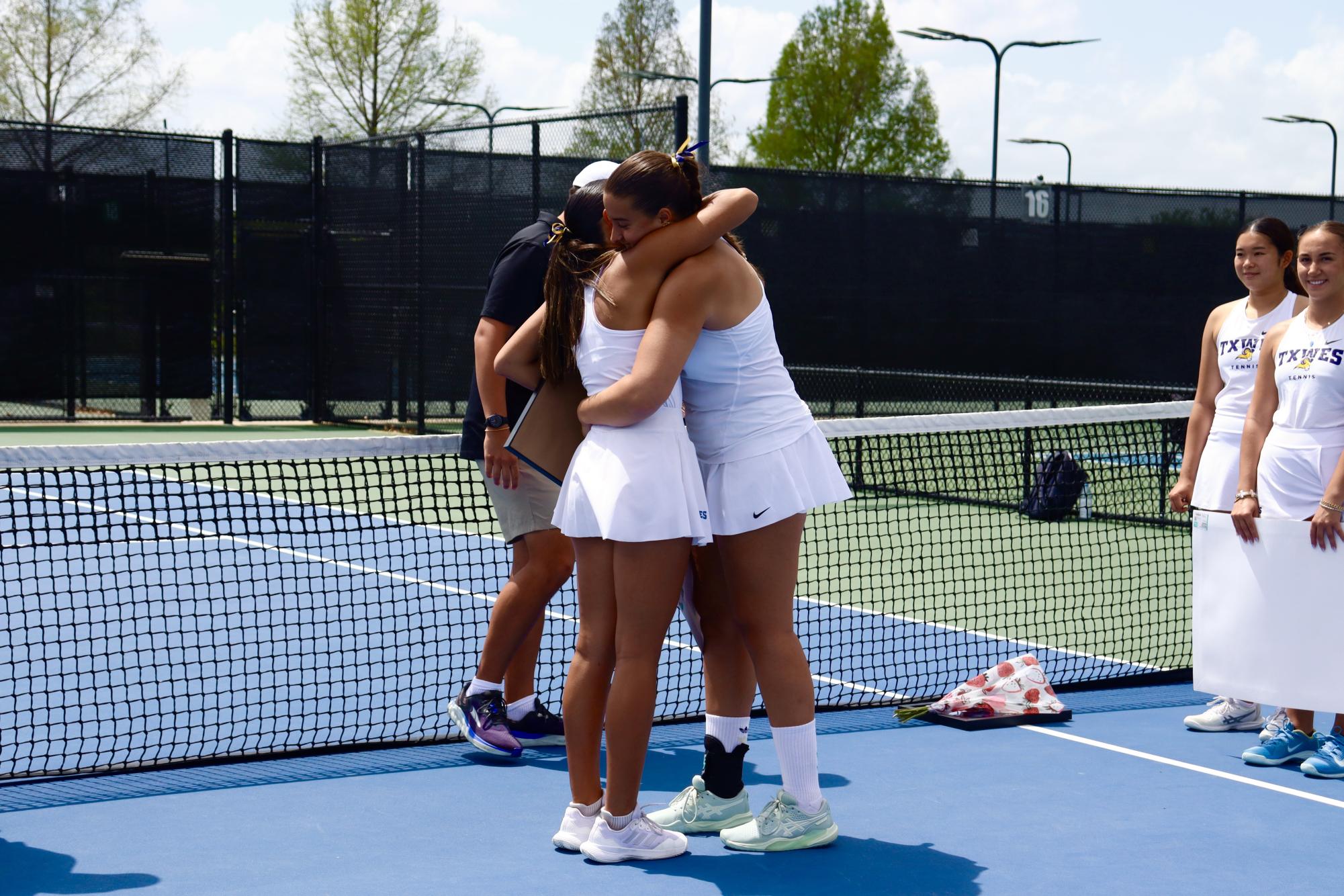 Rams tennis celebrates ‘bittersweet’ senior day