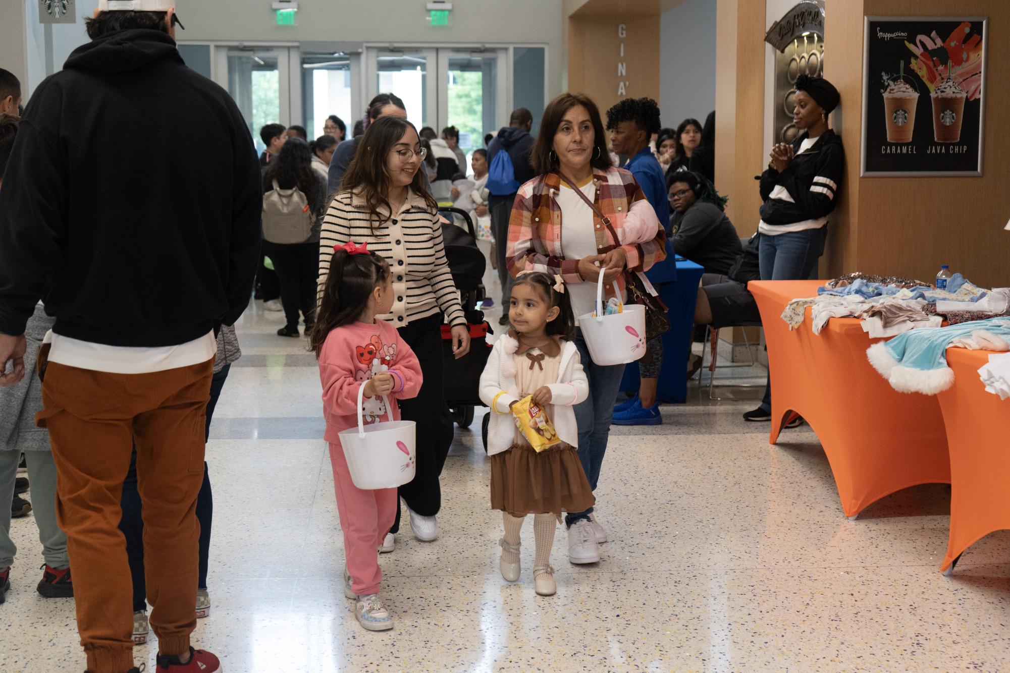 Hope 4 Kids celebrates Easter with the Polytechnic community despite rain at Texas Wesleyan University