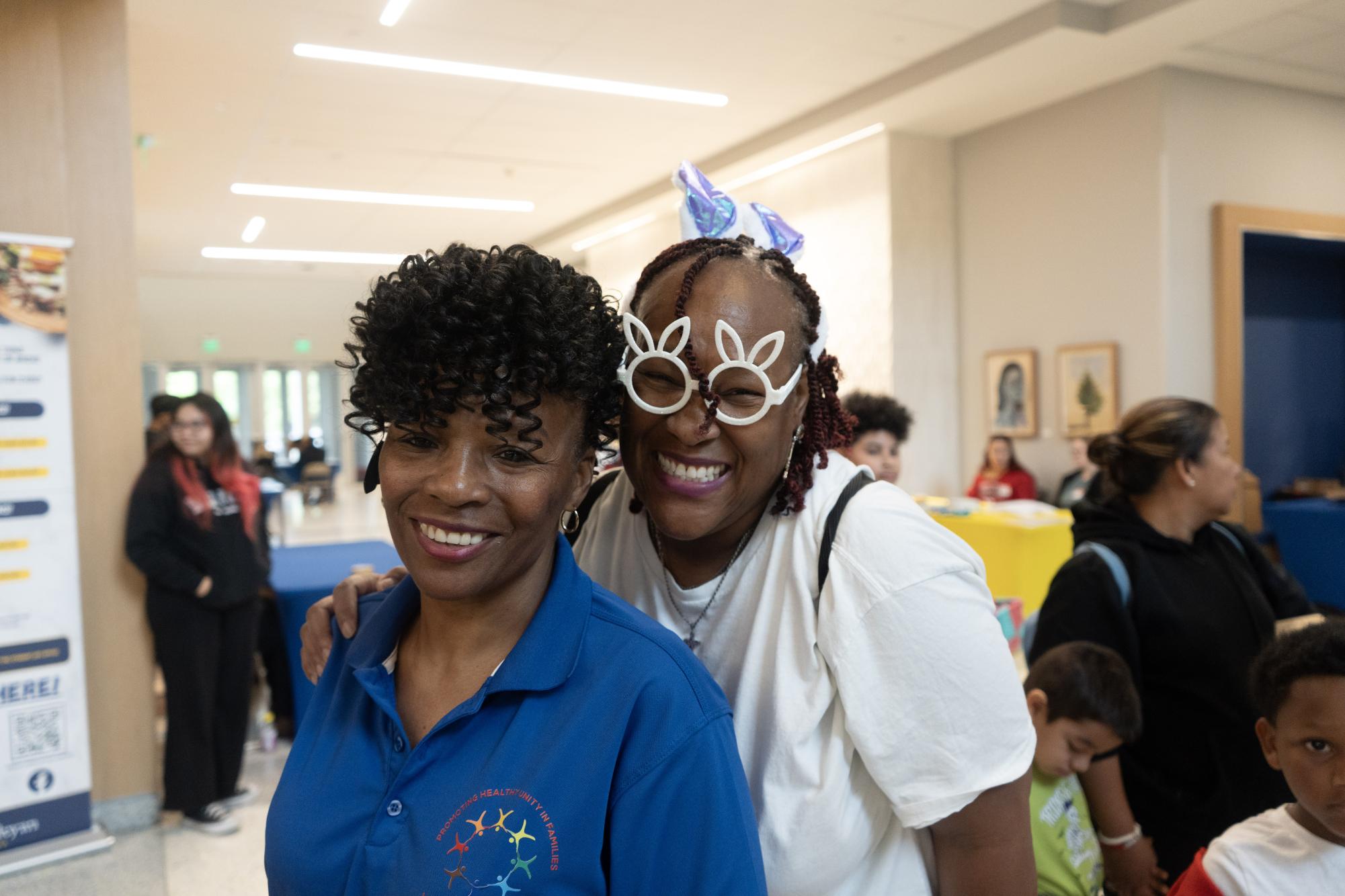 Hope 4 Kids celebrates Easter with the Polytechnic community despite rain at Texas Wesleyan University