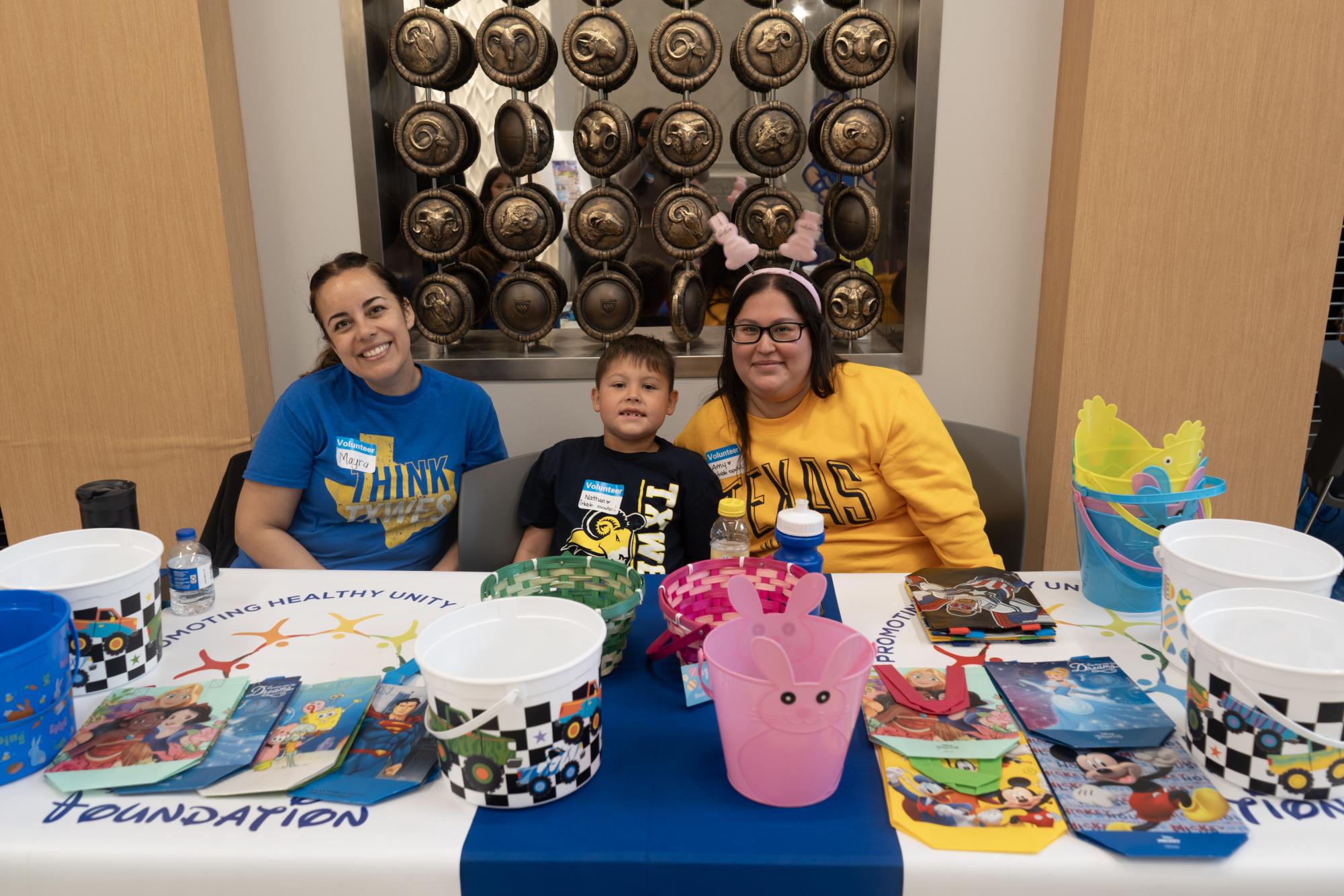 Hope 4 Kids celebrates Easter with the Polytechnic community despite rain at Texas Wesleyan University
